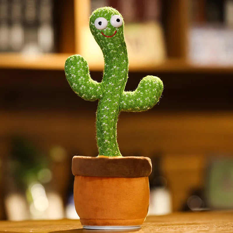 🌵 Hot Selling Dancing Cactus Toy – Talking, Singing & Voice Repeating Plush with Music