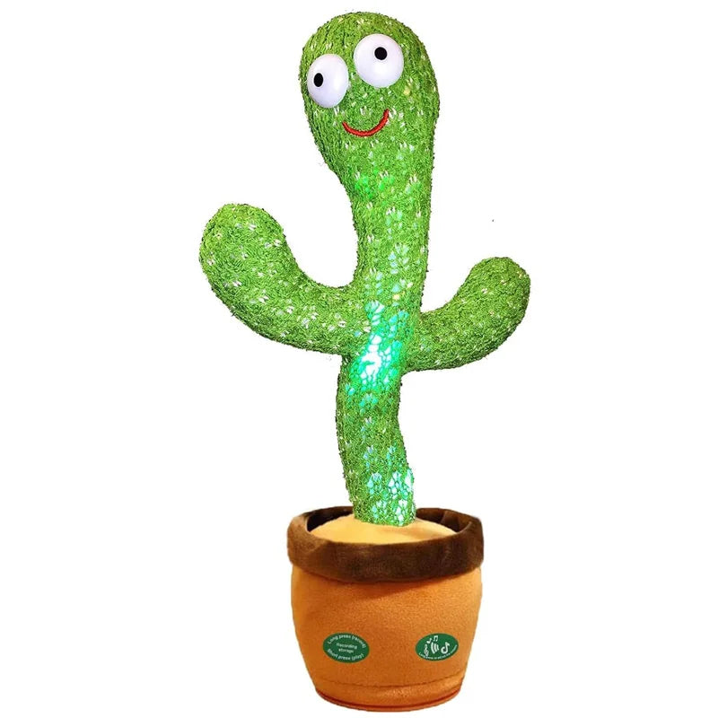 🌵 Hot Selling Dancing Cactus Toy – Talking, Singing & Voice Repeating Plush with Music