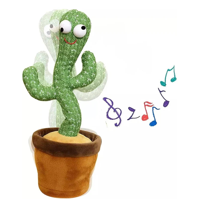 🌵 Hot Selling Dancing Cactus Toy – Talking, Singing & Voice Repeating Plush with Music